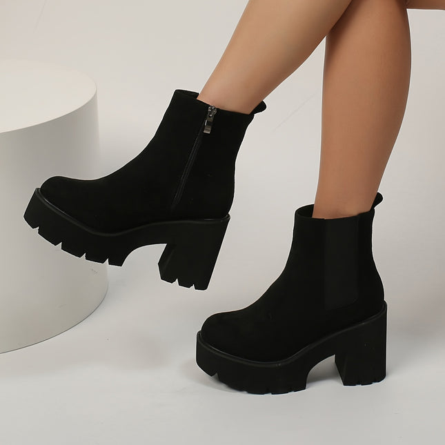 Women's Trendy Chunky Heel Boots
