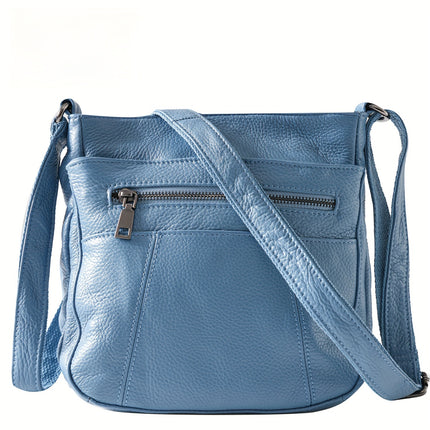 Simple Square Leather Crossbody