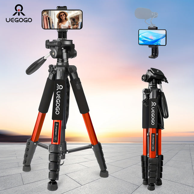 UEGOGO Heavy Duty Camera Tripod - 360° Rotation, Portable