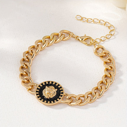 Geometric Lion Head Unisex Bracelet