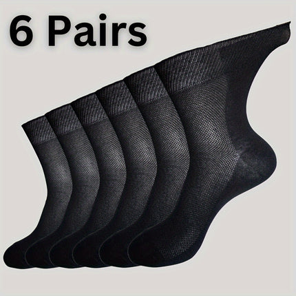 Men's Breathable Cotton Mid-Calf Socks