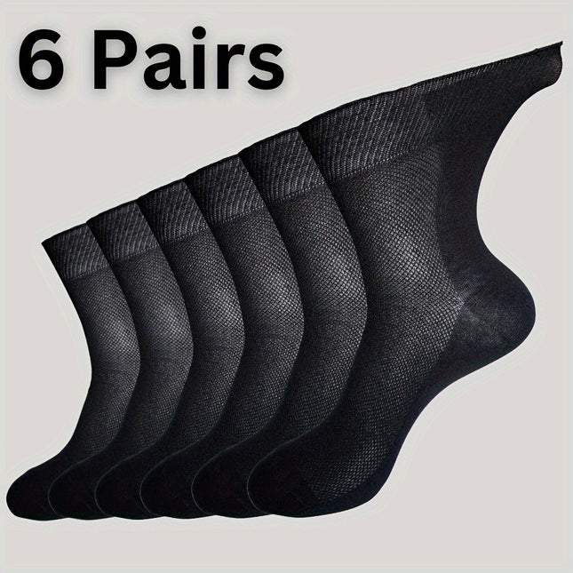 Men's Breathable Cotton Mid-Calf Socks