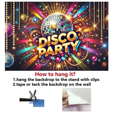 Disco Party Wall Backdrop