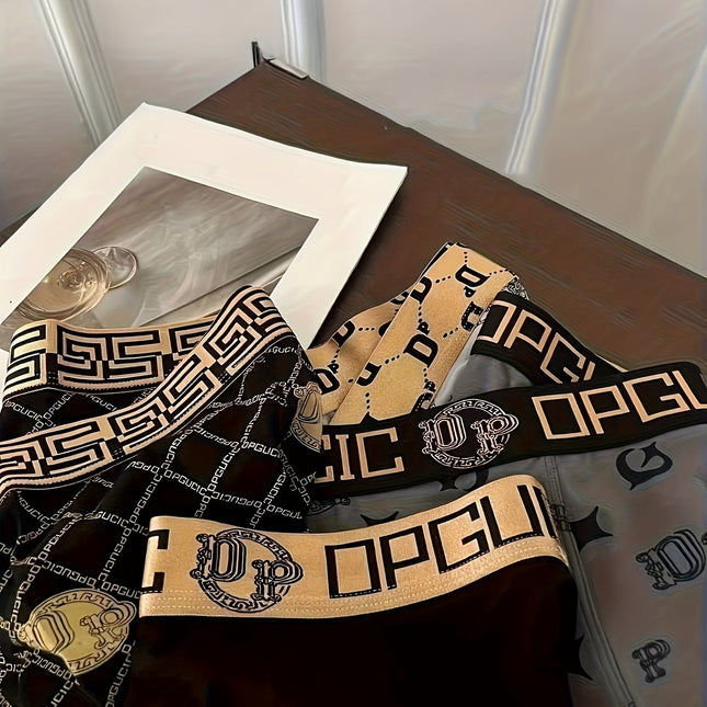 Luxury Black & Golden Belt Boxer Briefs