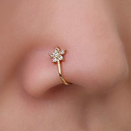 Elegant Golden Star Nose Ring