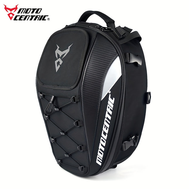 MOTOCENTRIC Waterproof 37L Motorcycle Tail Bag – High Capacity