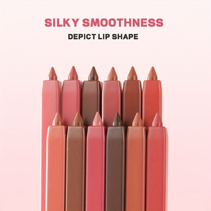 12-Color Lip Liner Pen Set