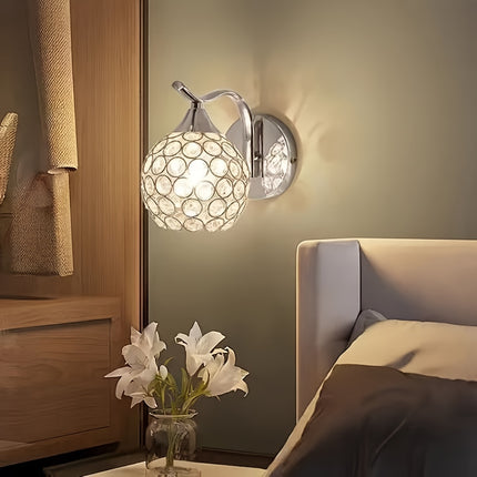 Creative Crystal Wall Lamp - Modern Bedroom & Living Room Light