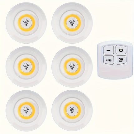 Smart Wireless LED Under-Cabinet Lights with Remote