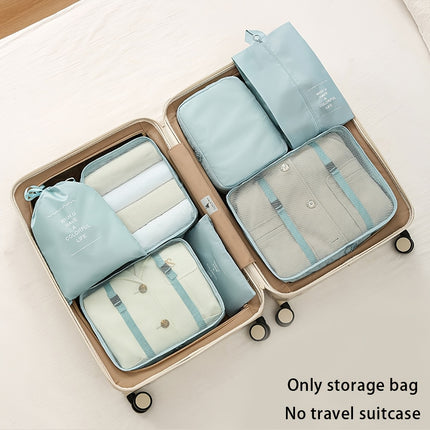7pcs Travel Packing Organizer Set