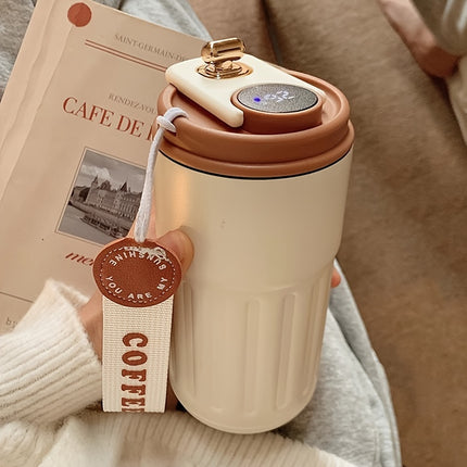 Smart Travel Mug with LED Temperature Display