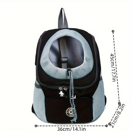 Breathable Dog Carrier Backpack for Travel & Adventuresrips - Monti Bargains