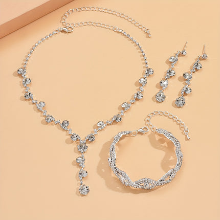 Elegant Rhinestone Bridal Set