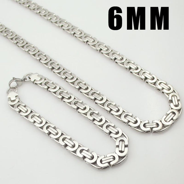 Classic Men's Egyptian Byzantine Jewelry Set