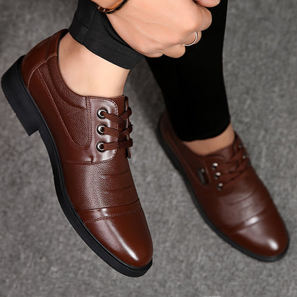 Men's Classic Leather Derby Shoes