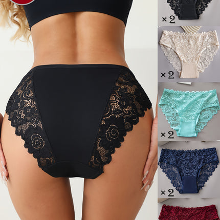 10pcs Sexy Floral Lace Briefs