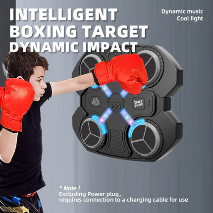 Interactive LED Punching Bag with Music - Monti Bargains