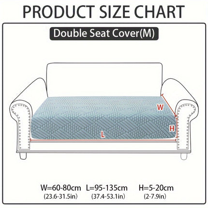 Modern Polar Fleece Sofa Slipcover - Elastic-Fit, Pet-Friendly Protector