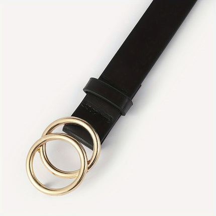 Double Circle Buckle Belt
