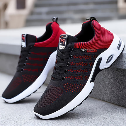 Men’s Breathable Knitted Sports Shoes