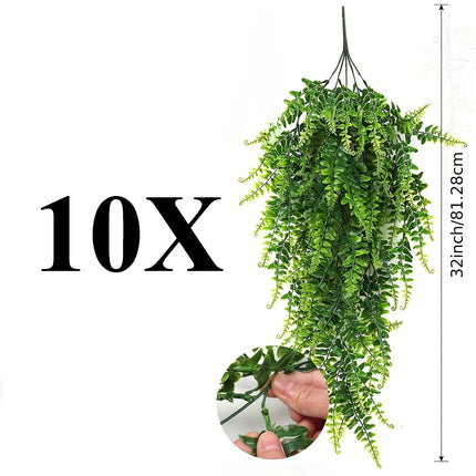 Simulated Green Grass Wall Hanging Set