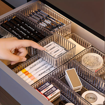 Acrylic Drawer Organizer Set - 7/8pcs Cosmetic Storage