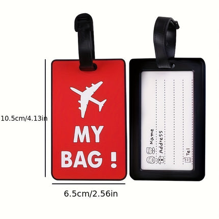 3-Piece Creative Luggage Tag Set