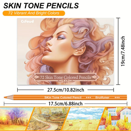 72-Count Skin Tone Colored Pencils