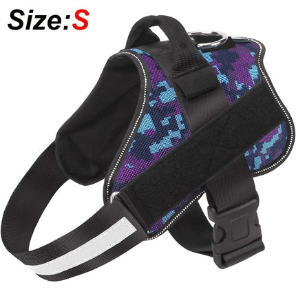 Reflective No-Pull Dog Harness with Easy-Grab Handle - Monti Bargains