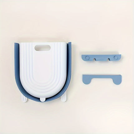 Space-Saving Foldable Trash Can with Cabinet Hook
