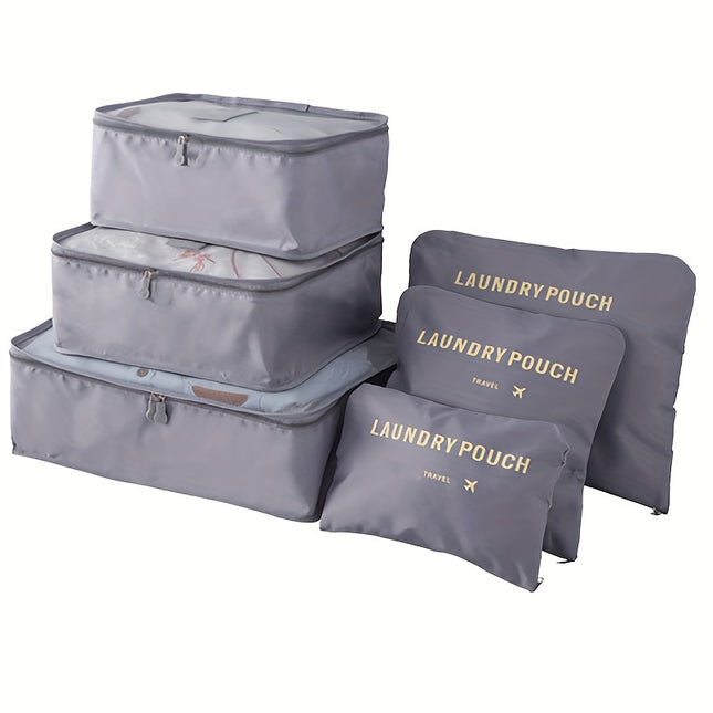 6-Piece Travel Packing Cubes Set