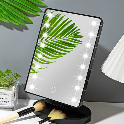 16 LED Rotatable Makeup Mirror – Perfect Lighting Anywhere - Monti Bargains