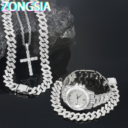 5pcs Men's Punk Fashion Watch Set