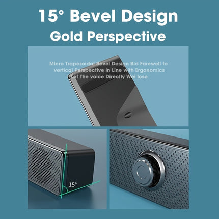 Desktop Computer Small Speaker with Cable - Monti Bargains