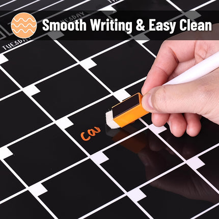 Magnetic Dry Erase Fridge Calendar - Perfect Kitchen Organizer