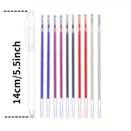 10pcs Heat Erasable Fabric Markers