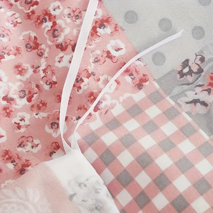 Floral Patchwork Duvet Cover Set - Soft & Cozy Bedding