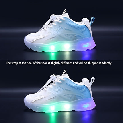 Glowing Two-Tone Athletic Shoes