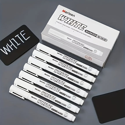 2pcs White Permanent Marker Pens