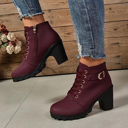 Stylish Side-Zip Ankle Boots