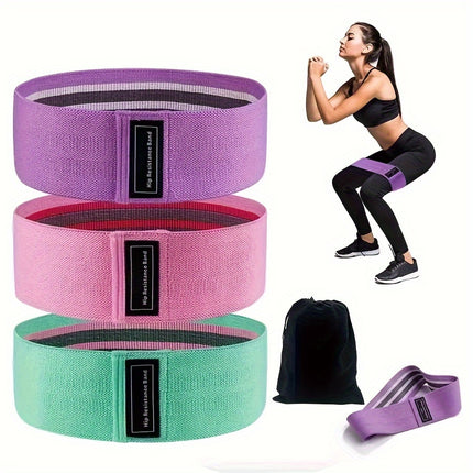 Non-Slip Yoga Resistance Band for Hip Lifting & Strength Training