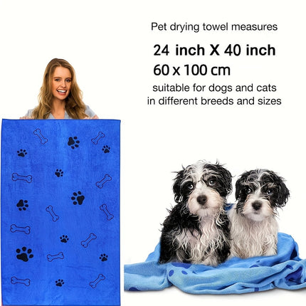 Quick-Dry Pet Bath Towel - Monti Bargains
