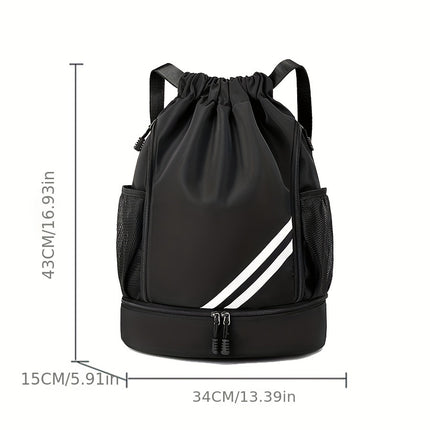 Versatile Drawstring Sports Gym Bag for Outdoor & Travel