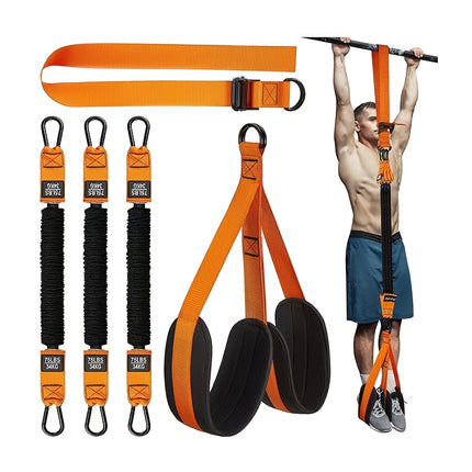 5pcs Heavy-Duty Latex Pull-Up Assist Bands Set