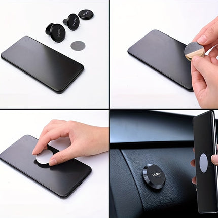 Universal 360° Magnetic Car Phone Holder – Sleek & Secure