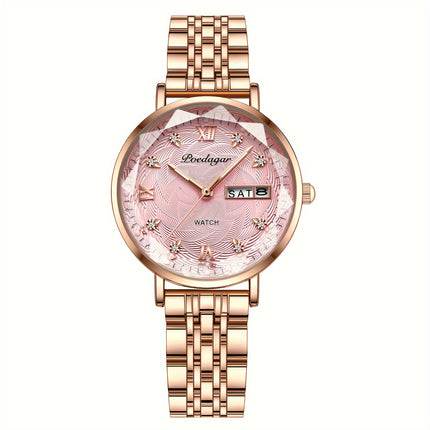 Poedagar Stainless Steel Quartz Watch