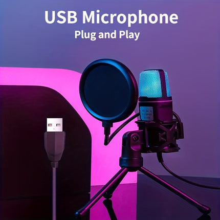 RGB Gaming Condenser Microphone - Monti Bargains