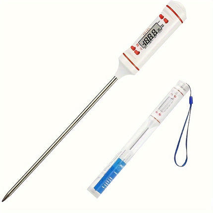Instant Read Digital Thermometer - Perfect for BBQ & Baking