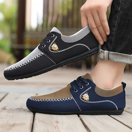 Men’s Color Block Business Shoes