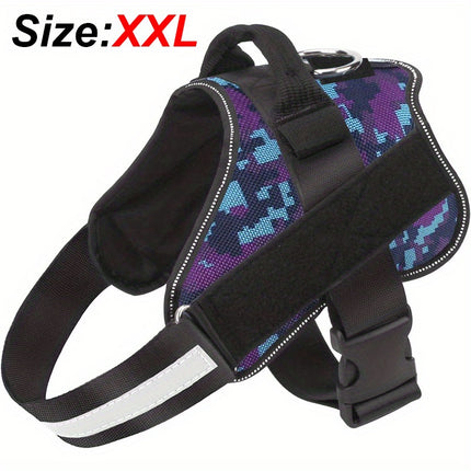 Reflective No-Pull Dog Harness with Easy-Grab Handle - Monti Bargains